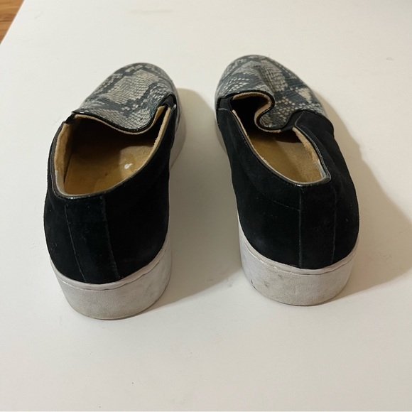 Vionic Black and White Snake Print Slip-On Shoes - Picture 6 of 9